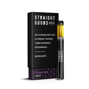 Straight Goods Disposable Pen - Grape Ape (1G)