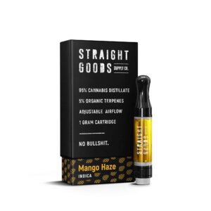 Straight Goods THC Cartridge - Mango Haze (1G)
