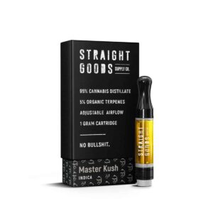 Straight Goods THC Cartridge - Master Kush (1G)