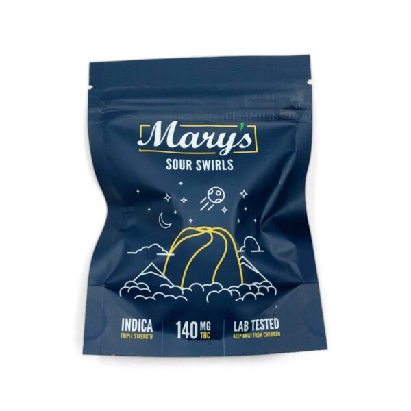 Mary's Medibles Sour Swirls Triple Strength 140mg
