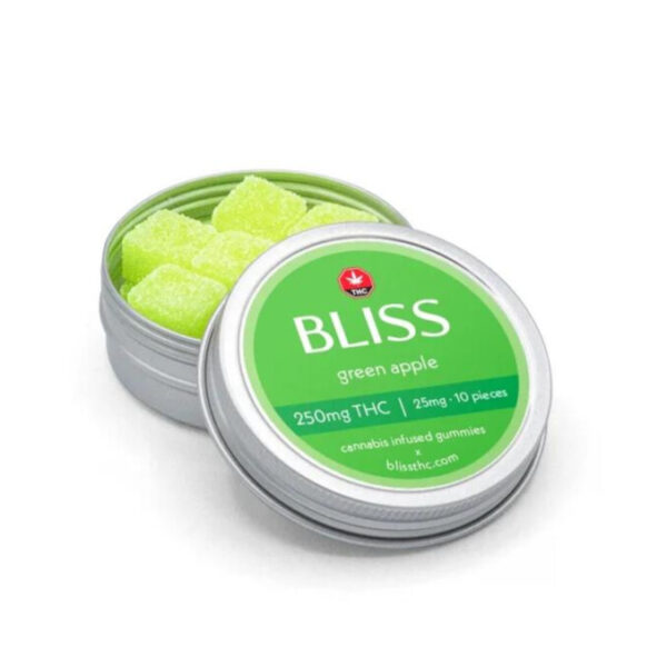 Bliss Edibles Green Apple (250mg THC)