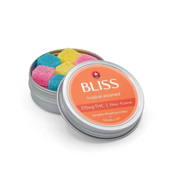 Bliss Edibles Tropical Assorted (375mg THC)