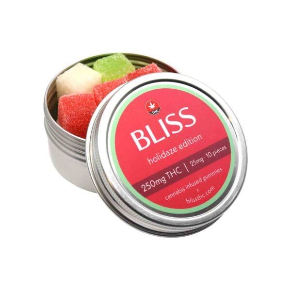 Bliss Edibles Holidaze Edition Gummies (250mg THC)