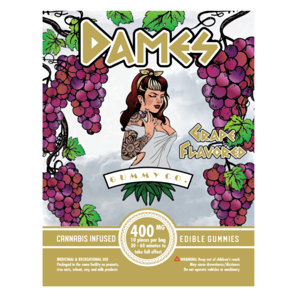 Dames Gummy Co. Grape (400mg THC)