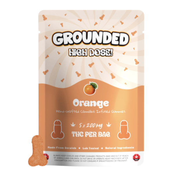Grounded High Dose Cocks – Orange 1000mg Gummies Grounded High Dose Cocks – Orange 1000mg Gummies