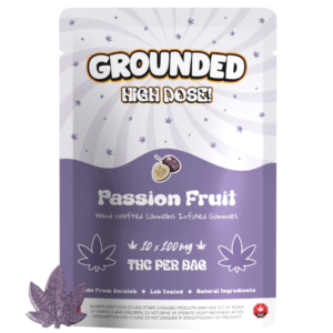 Explore Grounded High Dose Leafs – Passion Fruit 1000mg Gummies