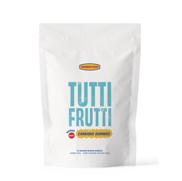 OneStop – Tutti Frutti 1-1 Gummies 500mg OneStop – Tutti Frutti 1 1 Gummies 500mg