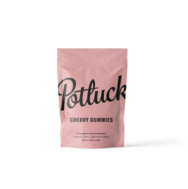 Potluck – Cherry THC Gummies 200mg Potluck – Cherry THC Gummies 200mg