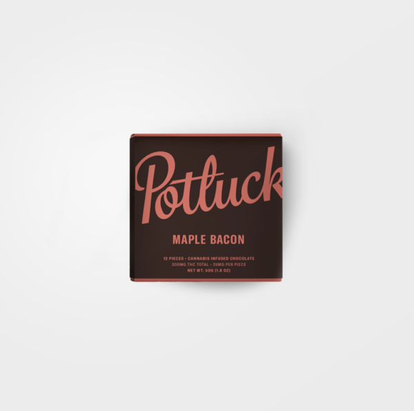 Potluck – Maple Bacon THC Chocolate 300mg Potluck – Maple Bacon THC Chocolate 300mg