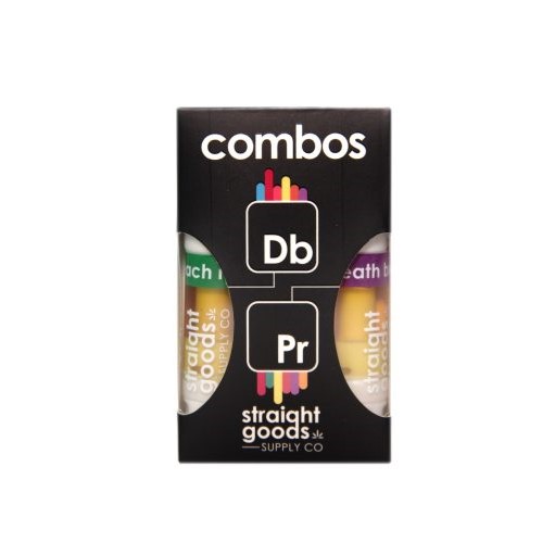 Straight Goods 2 In 1 Combos – Death Bubba + Peach Ringz (2 x 1 Gram Carts) Straight Goods 2 In 1 Combos – Death Bubba Peach Ringz 2 x 1 Gram Carts