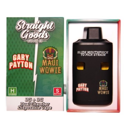 Straight Goods Dual Chamber Vape – Gary Payton + Maui Wowie (3 Grams + 3 Grams) Straight Goods Dual Chamber Vape – Gary Payton Maui Wowie 3 Grams 3 Grams
