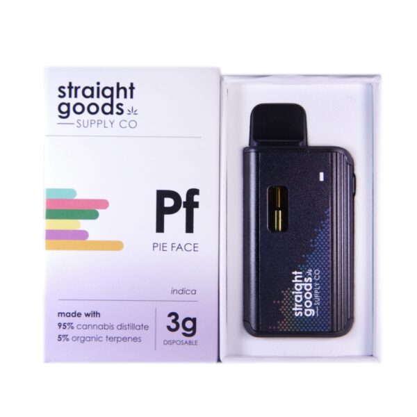 Straight Goods Supply Co. Disposable Pen (3G) - Pie Face Straight Goods Pie Face