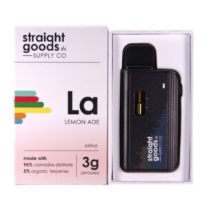 Explore Straight Goods Supply Co. Disposable Pen 3G Lemon Ade