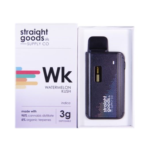 Straight Goods Supply Co. Disposable Pen (3G) - Watermelon Kush Straight goods watermelon kush