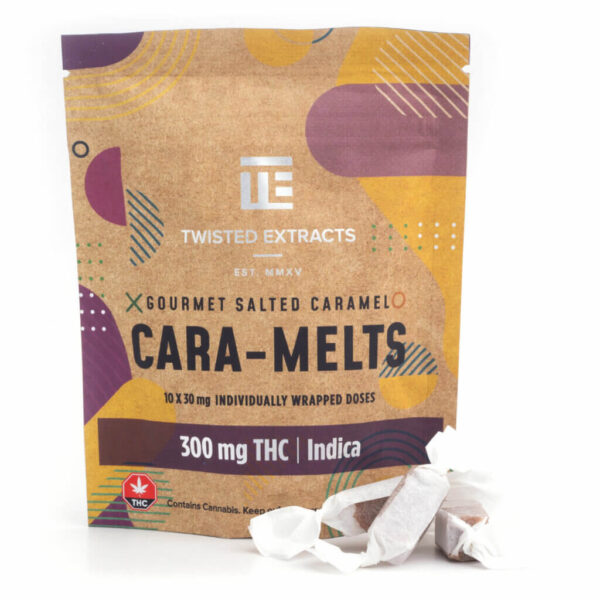 Twisted Extracts Salted Cara-Melts Indica (300mg THC) Twisted Extracts Caramelts 300MG Indica 1024x1024 1