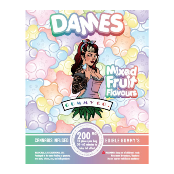 Dames Gummy Co. – Mixed Fruit (200mg THC)