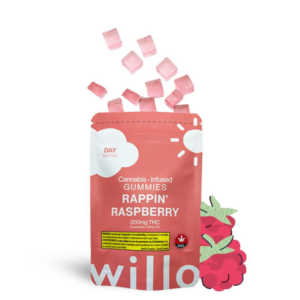 Explore Willo – 200mg THC Rappin Raspberry Day Gummies