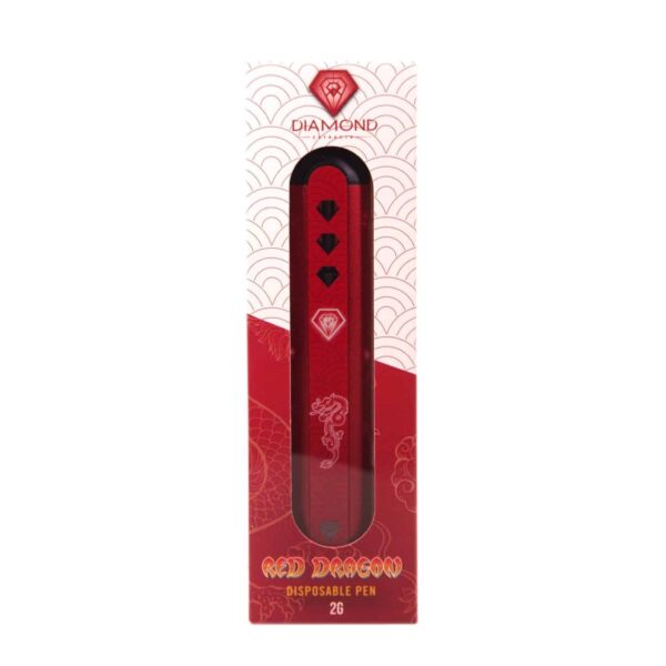 Diamond Concentrates Disposable Vape (2g) - Red Dragon red dragon disposable vape pen