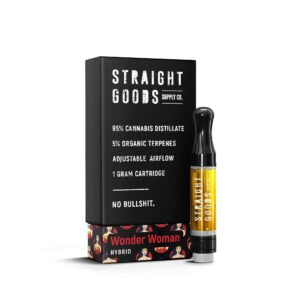 Straight Goods THC Cartridge – Wonder Woman (1G), buy bulk weed canada, cheap weed