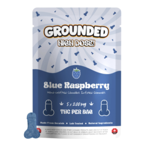 Grounded High Dose Cocks – Blueberry Raspberry 1000mg Gummies, buy bulk weed canada, cheap weed