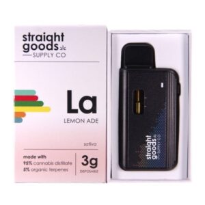 Straight Goods Supply Co. Disposable Pen (3G) – Lemon-Ade, buy bulk weed canada, cheap weed